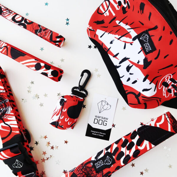 Kupownik, torebka na woreczki do sprzątania po psie, kolekcja Rebel