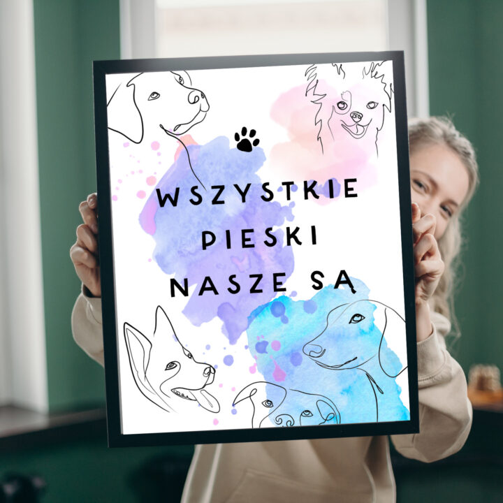 Wszystkie pieski nasze są - mockup