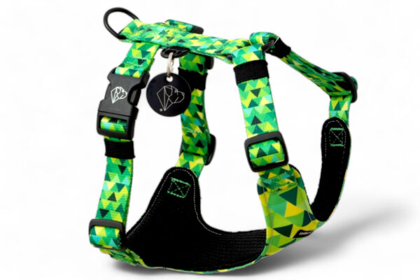 physiological pressure-free harness green shine in lime