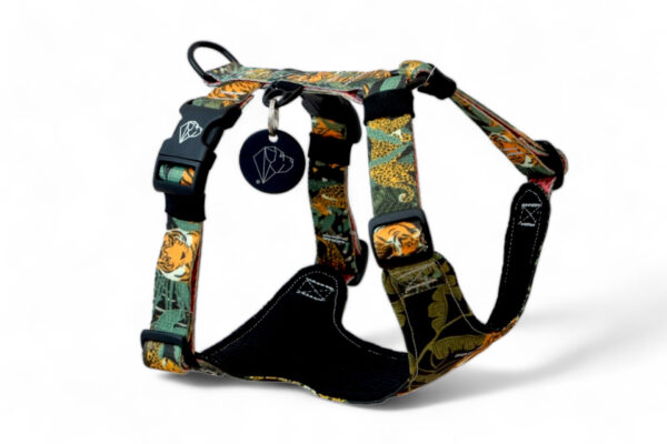 Pressure-free harnesses wild cats, pattern, physiological print