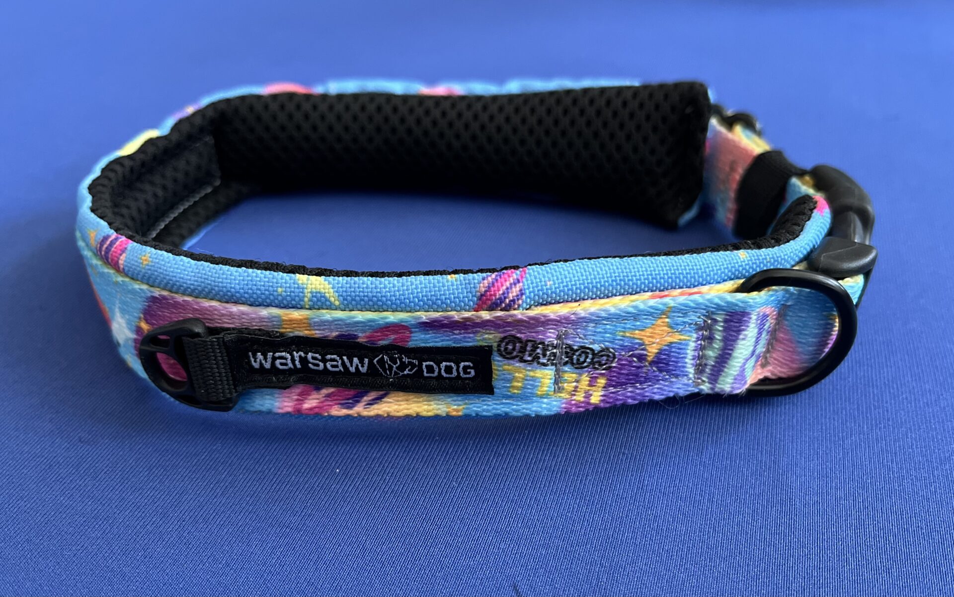 obroza z podszyciem niebieska obroza z podszyciem niebieska