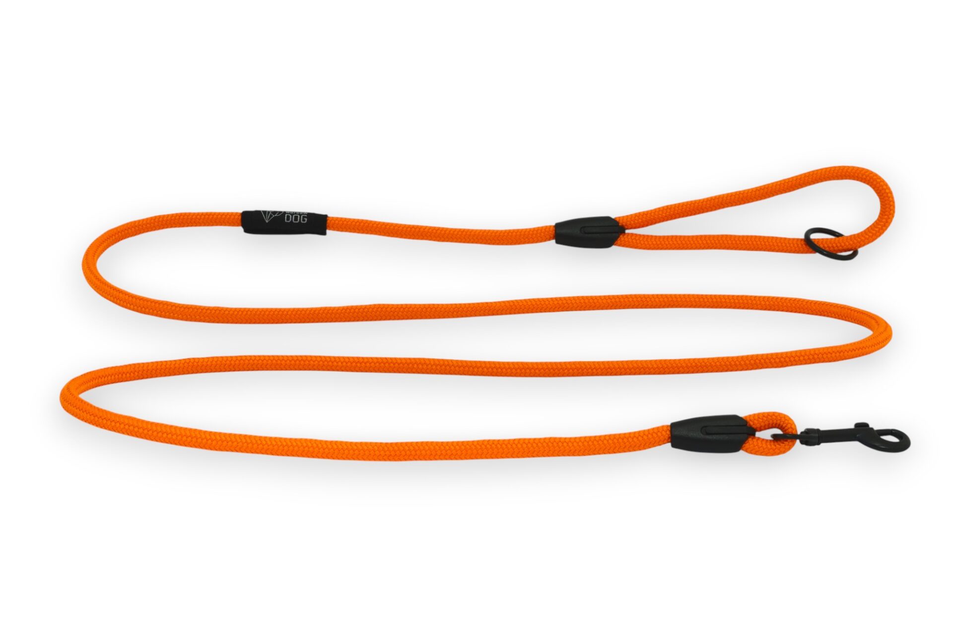 smycz z linki linowa okrągła neon pomarańczowa smycz z linki linowa okrągła neon pomarańczowa